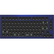 키크론 Q1 Knob 베어본 알루미늄 커스텀 기계식 키보드, Q1 B3, 네이비 블루, 텐키리스