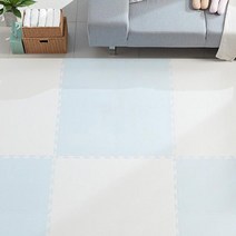 따사룸 PE 퍼즐매트 50 x 50 x 2.5 cm, 스카이 블루, 16개