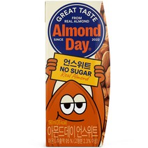 남양유업 아몬드데이 언스위트, 190ml, 24개