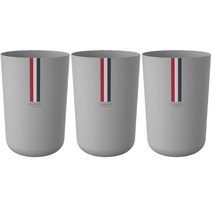 파리지앵 오픈형 휴지통 원형 10L, 3개, 그레이