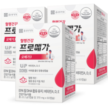종근당건강 장용성 프로메가 오메가3 22.2g, 60정, 3개