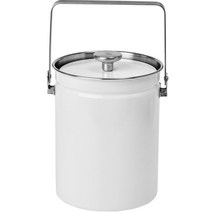 로이첸 스테인리스 음식물 쓰레기통 3L, 아이보리