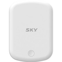 SKY 필 10000mAh 미니 맥세이프 호환 고속충전 20W PD 유무선 보조배터리 C타입, 화이트, SKY-WX1Mag