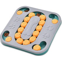 딩동펫 강아지 스피닝 노즈워크 장난감, 그레이, 1개