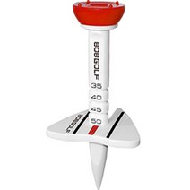 808골프 높이조절 골프 티꽂이 드라이버 티, 레드