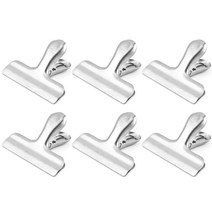 다다 스텐레스 백 클립 봉지집게 31mm 6p, 스틸