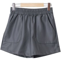 슈가펀 여성용 리빗 레자 빅포켓 5부 반바지