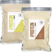 아몬드 단백 분말 500g + 완두 단백 분말 500g 세트, 1세트