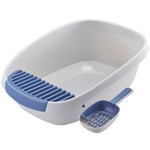 퀸펫 고양이 평판 화장실 CS-215, 화이트
