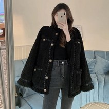 패션풀 여성용 마일티 덤블 트위드 자켓 27511