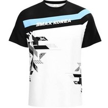 스맥스코리아 남성용 그랜드 숄더핏 쿨소재 배드민턴 티셔츠 SMAX-40