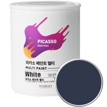 노루페인트 피카소 페인트 멀티 1L, 다크네이비 SP4200, 1개