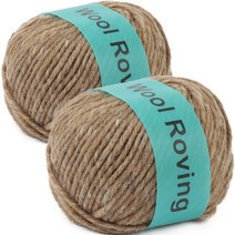 브랜드얀 다루마 울로빙 뜨개실 4mm 2p, 03 브라운, 75m