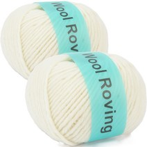 브랜드얀 다루마 울로빙 뜨개실 4mm 2p, 01 에크루, 75m