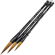 다사바바 순랑호필 동양화 붓 3종 세트 황모흑대, 1세트