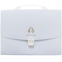 아베른 파일케이스 서류 12칸 바인더, 퍼플, 1개