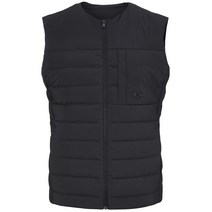 헤지스골프 H SIGNITURE NO QUILTING 경량 튜브 다운 베스트