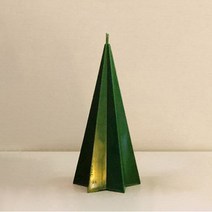 F5NATURE 크리스마스 오브제 스타콘캔들 딥그린, 도손, 1개