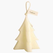 F5NATURE 크리스마스 오브제 트리캔들 도손, 화이트