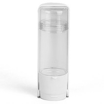 강아지 레토 2 in 1 휴대용 원터치 접이식 물병 간식통 일체형 LDB-F01C, 화이트, 1개