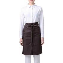 웰프런 히든포켓 허리 앞치마, 2개, 브라운