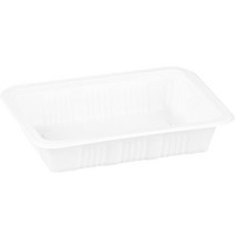 스완 도시락 일회용 실링 배달용기 백색 650ml 3호 19143, 100개입, 1개