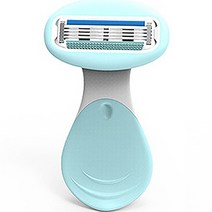바이핏 여성용 휴대용 제모 면도기 블루 5.2 x 9.3 cm, 1개입, 1개