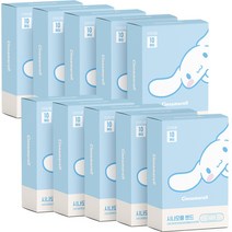 산리오 캐릭터즈 더밴드 패턴밴드 시나모롤, 10개, 10개입