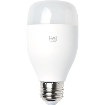 헤이홈 스마트 LED 전구 화이트, 주백색, 1개