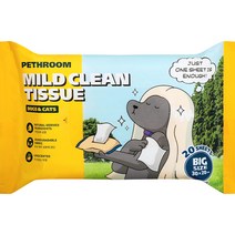 페스룸 마일드 클린 티슈, 20매, 1팩