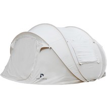 폴라리스 제이스타 팝업 면 텐트, 3~4인용, 웜그레이