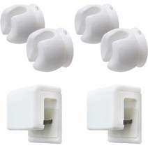 브로픽 무타공 치약걸이 2p + 흡착식 칫솔걸이 4p, 혼합색상, 1세트