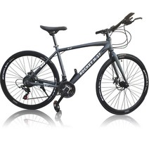 닥터바이크 69.8cm 27.5인치 시마노21단 알루미늄프레임 하이브리드 자전거 ROCKET H-27, 128cm, 맷그레이