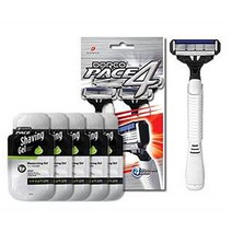 도루코 FACE4 면도기 쉐이빙젤 세트, 1세트