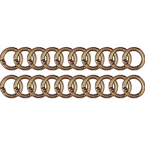 오픈형 오링 13mm, 엔틱골드, 20개
