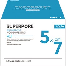 슈퍼포아아쿠아(SUPERPORE AQUA)(멸균반창고(1회용)), 1개
