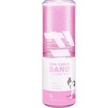 스트레칭 루프 운동 고무 스포츠 밴드 논 라텍스 탄력 파비츠, 핑크