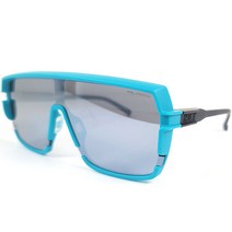 HILX 영블러드 YOUNG BLOOD 스포츠 선글라스, 매트아쿠아그린 골드미러편광