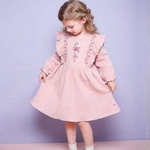 젤리스푼 여아용 걸리쉬 에스닉 프릴 원피스