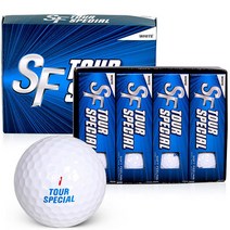 스릭슨 스릭슨 소프트필 SF 투어스페셜 골프공 2피스 FREE 3p, 화이트, 4개