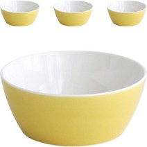 로코리빙 비비드 대접, 옐로우, 4개