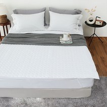 아망떼 파코홈 클린스 오가닉 순면 침대패드, WHITE