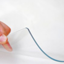 쾌청 PVC 모서리라운딩 데스크매트 3mm, 투명