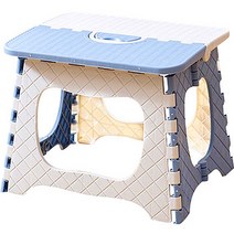 블루포그 접이식 휴대용 미니 의자 스툴, 04 라지 블루