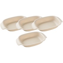 아띠홈 올더플레이트 파스타볼 직사각, 크림, 4개
