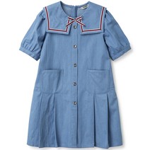 레노마키즈 여아용 해지리본장식마린 원피스 R2321O60836130