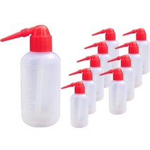 잘츠 기울여서 쓰는 뾰족 캡 눈금 액상 공병, 250ml, 10개