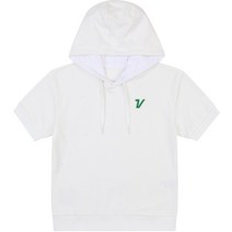 볼빅 여성용 골프 반팔 후드 부르종 티셔츠 VLTSN351OW09010