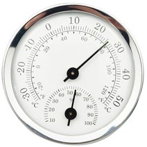 마켓플랜 아날로그 원형 온습도계 A타입, 1개