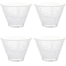 플라라 PC 볼록패턴 빙수볼 중, 투명, 4개